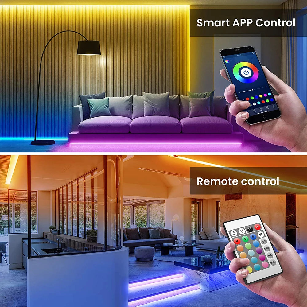Bluetooth RGB USB LED Strip 5050