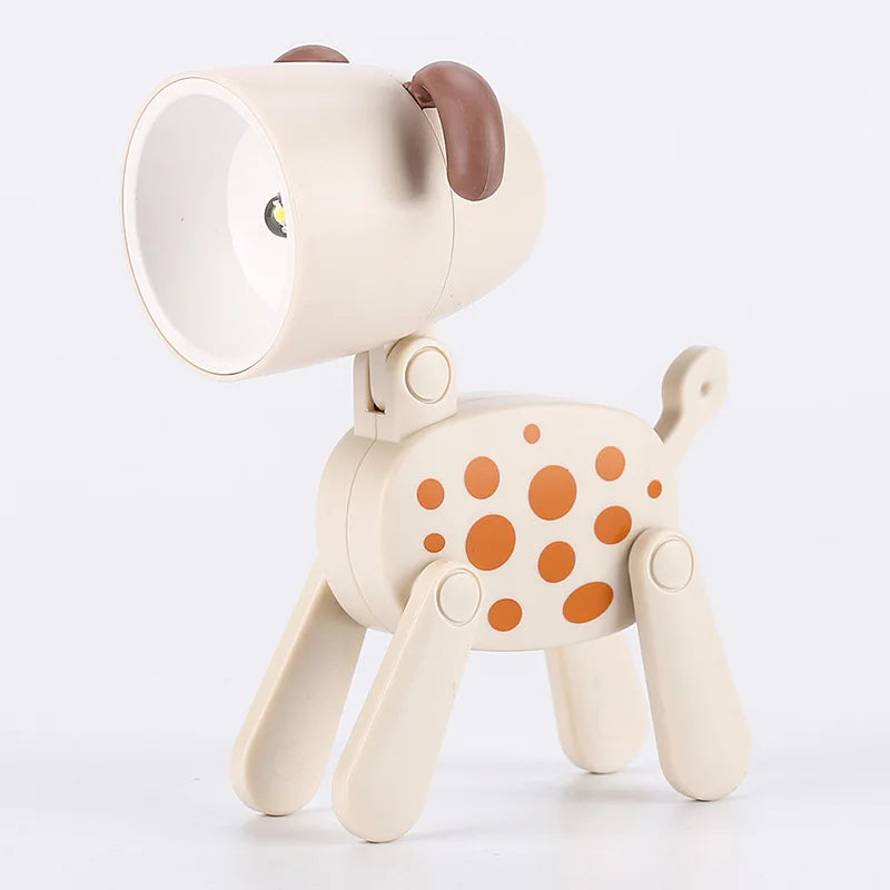 Folding Dog and Deer Mini Desk Lamp