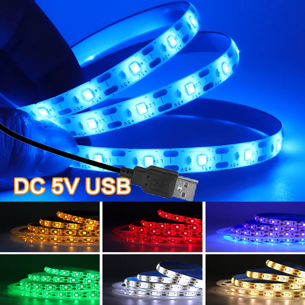 USB LED Tape Light Single Color