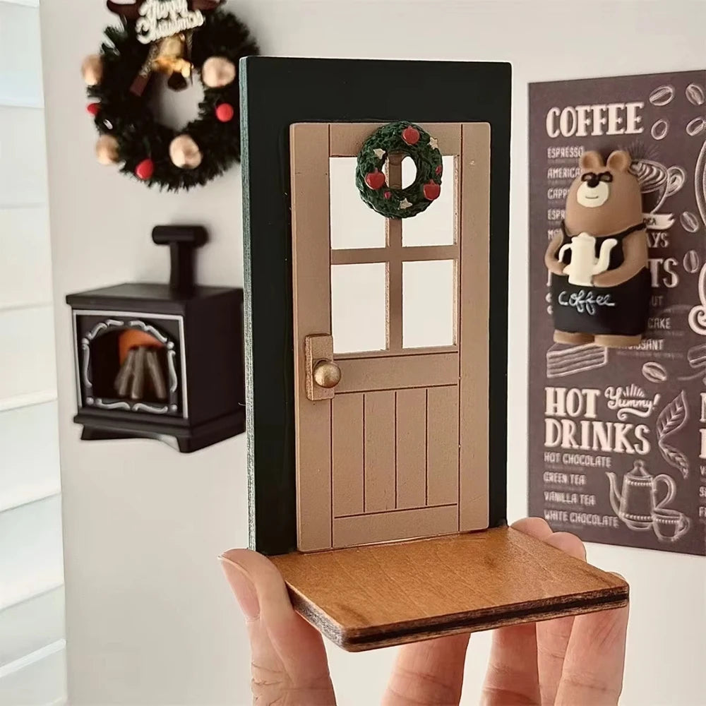 Mini Fireplace Fridge Magnet Light