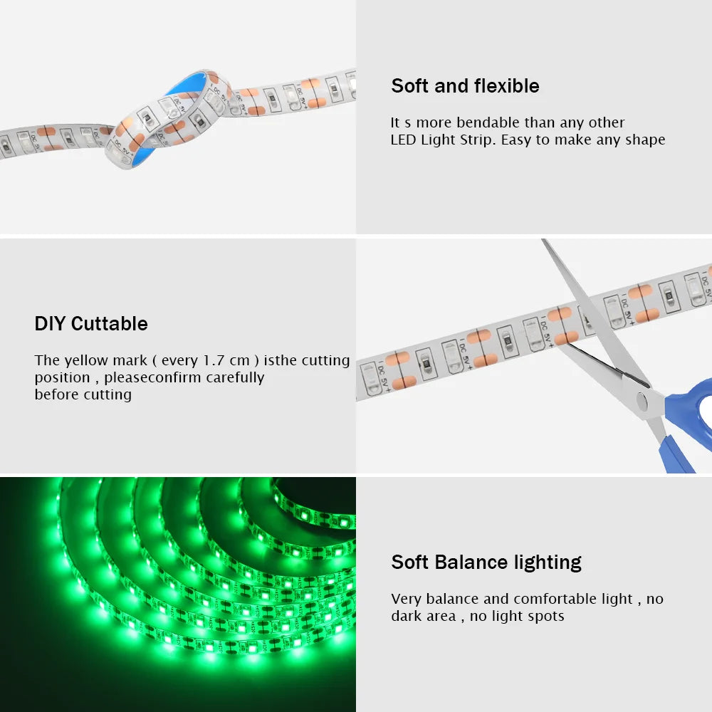USB LED Strip Light 2835