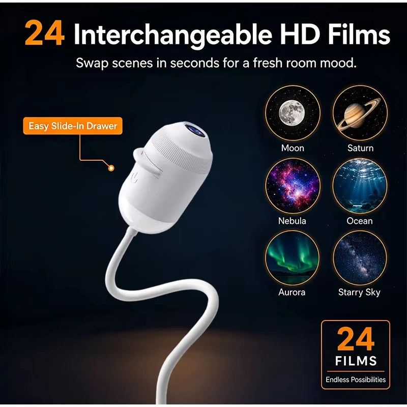USB Car Starry Sky Projector