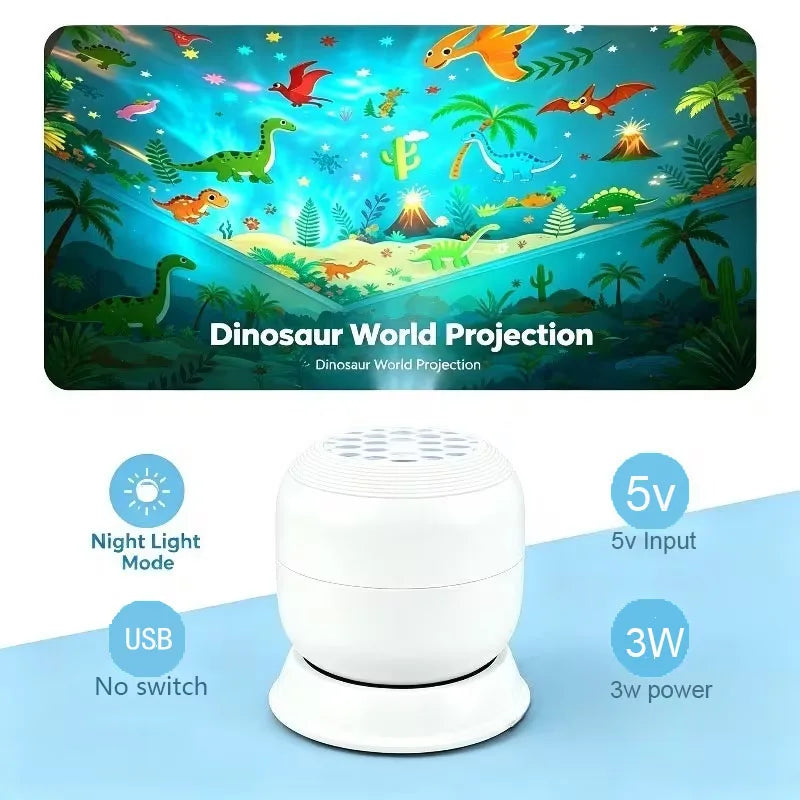 Dinosaur Projection Night Light