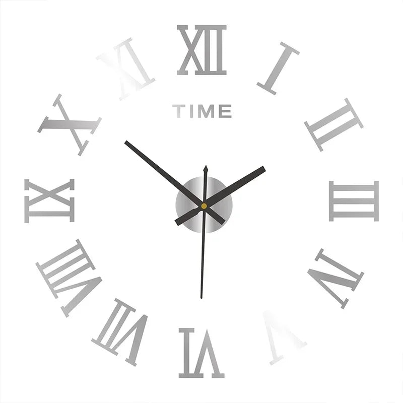 Large 3D DIY Wall Sticker Clock