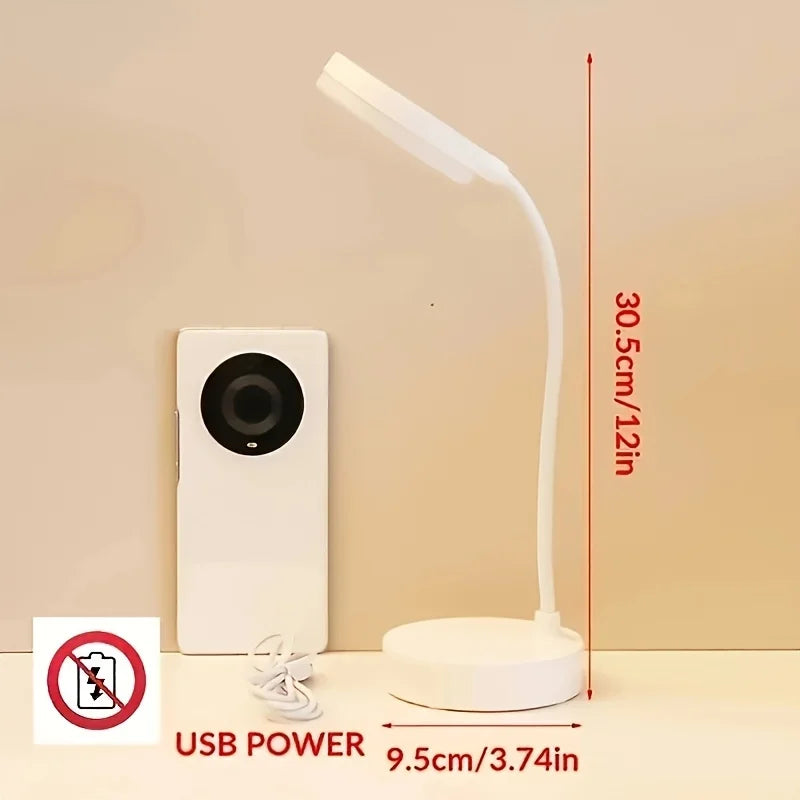Dimmable LED Desk Lamp with USB