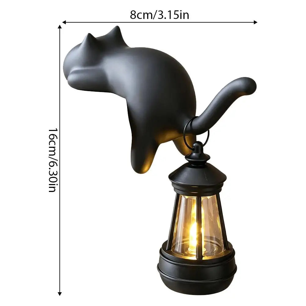 Cat Shelf Edge Hanging Night Light