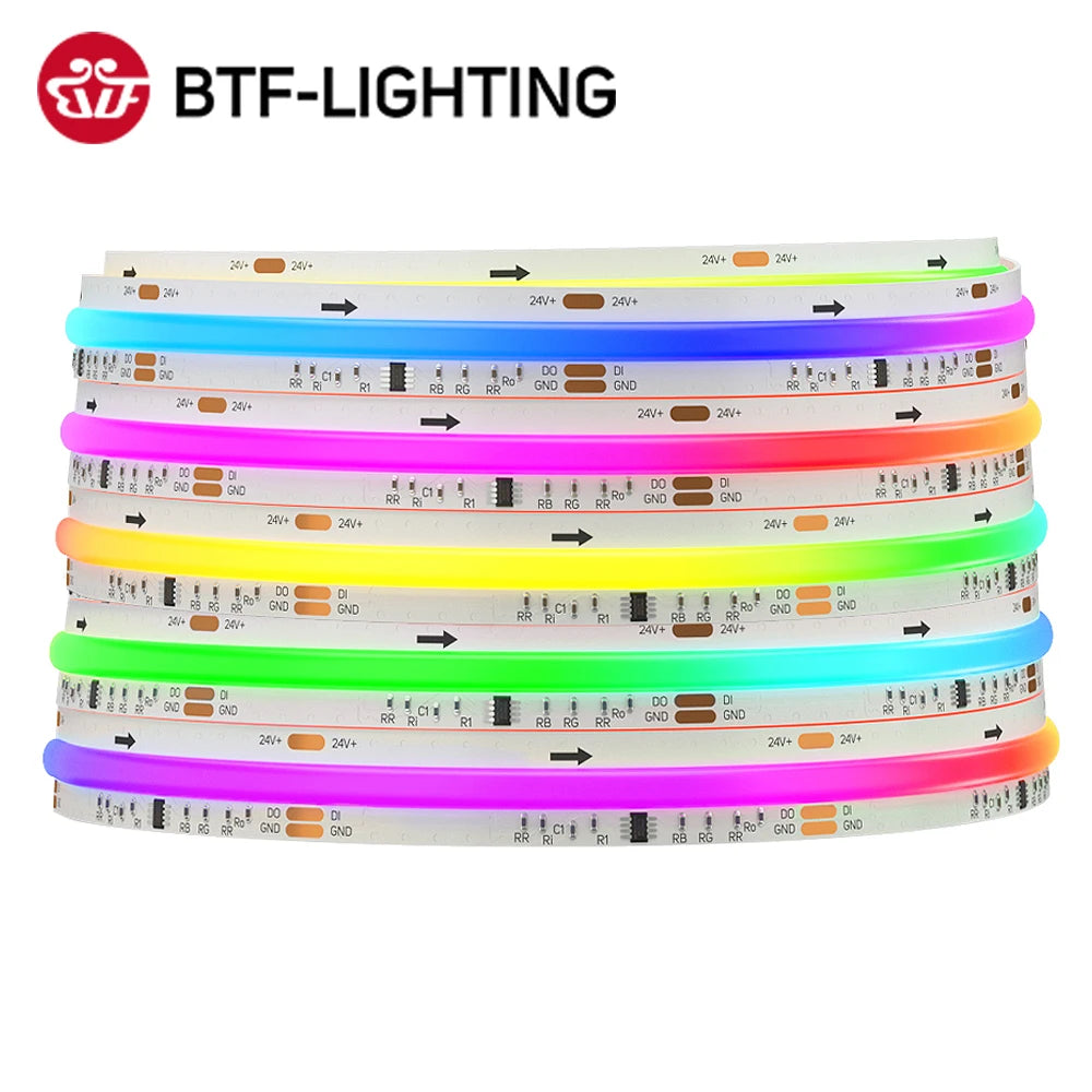 FCOB Addressable RGB IC LED Strip