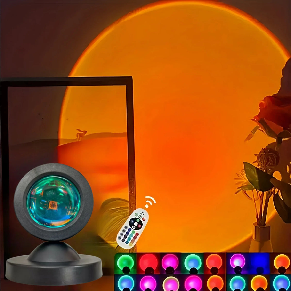 Sunset Projection Lamp with Remote
