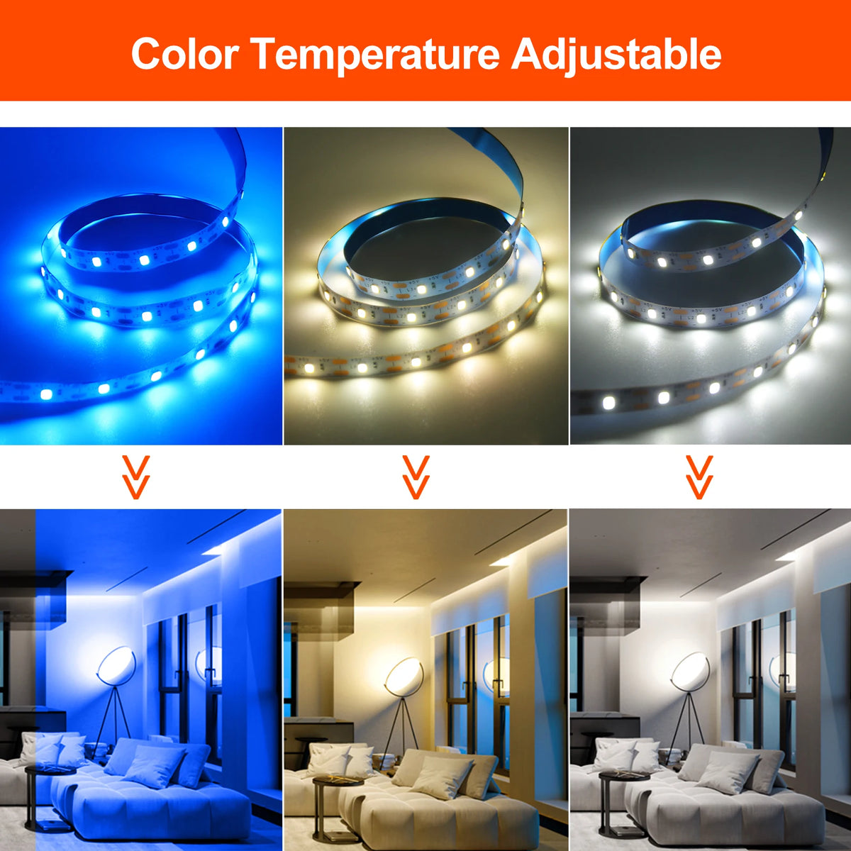 USB LED Tape Light Single Color