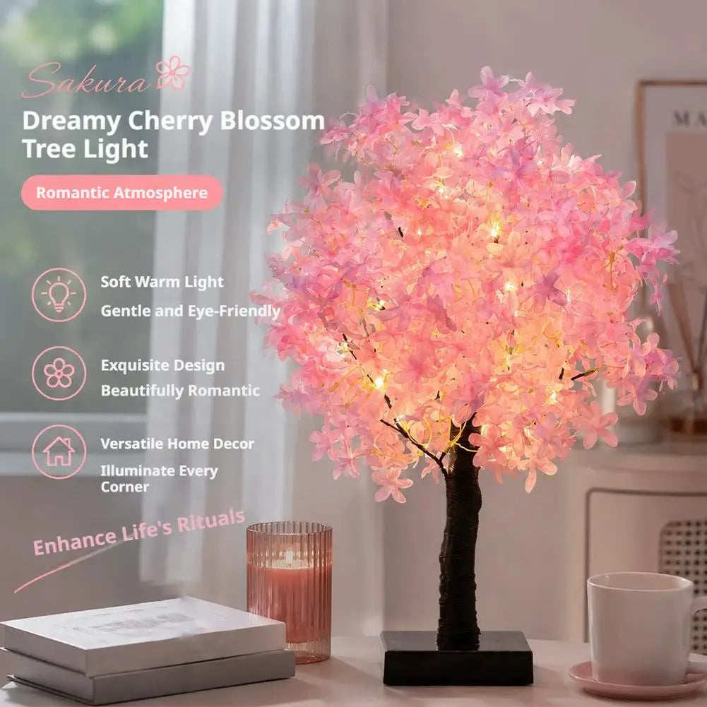 Cherry Blossom Tree LED Night Lamp