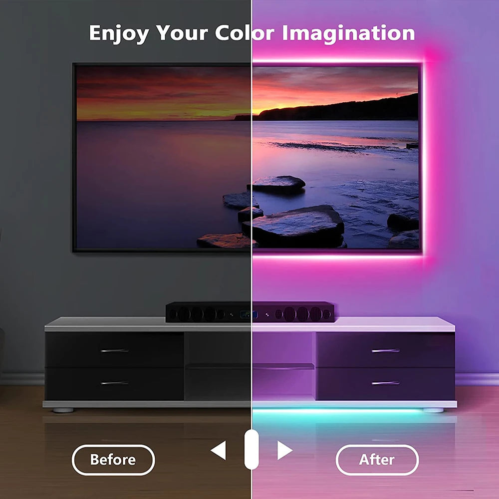 Bluetooth RGB USB LED Strip 5050