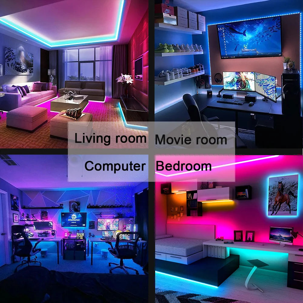 Bluetooth RGB USB LED Strip 5050