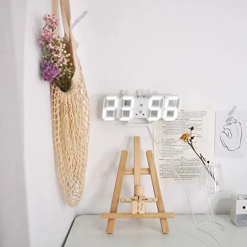 LED Digital Wall and Desk Clock