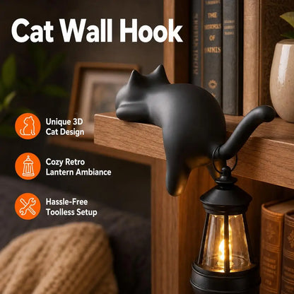 Cat Shelf Edge Hanging Night Light