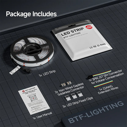 FCOB Addressable RGB IC LED Strip