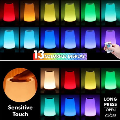 13-Color Touch Bedside Lamp