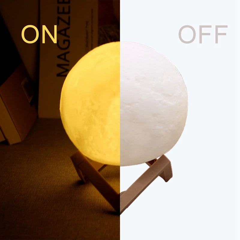 Battery Moon Lamp Night Light