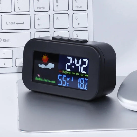 Color Weather Station Clock