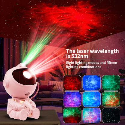 Astronaut Rocket Galaxy Projector