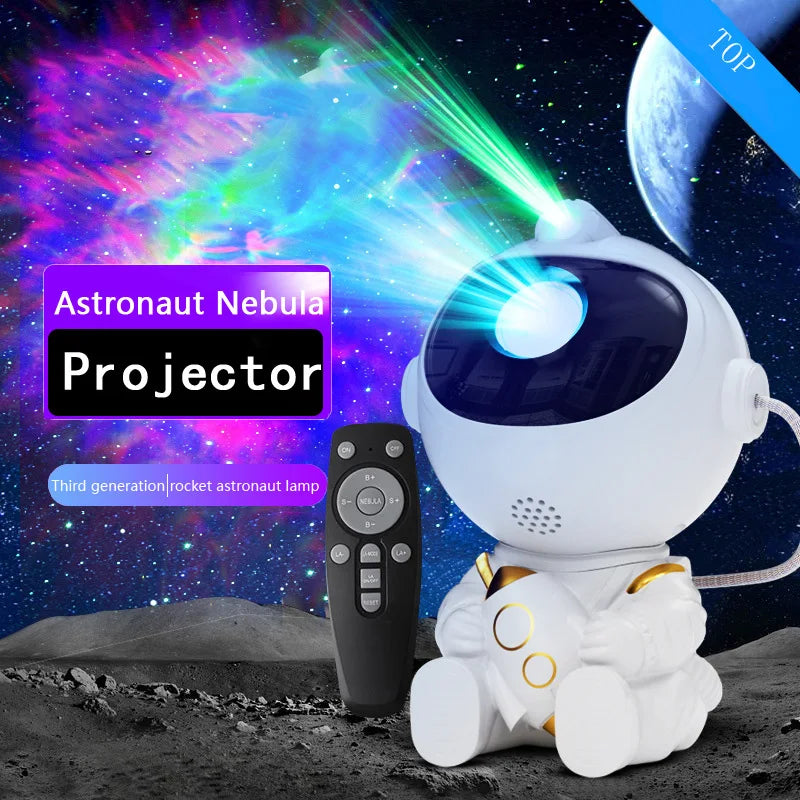 Astronaut Rocket Galaxy Projector