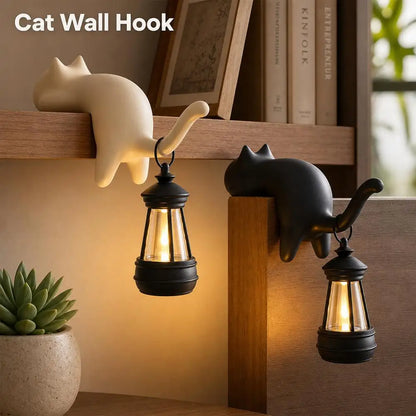 Cat Shelf Edge Hanging Night Light