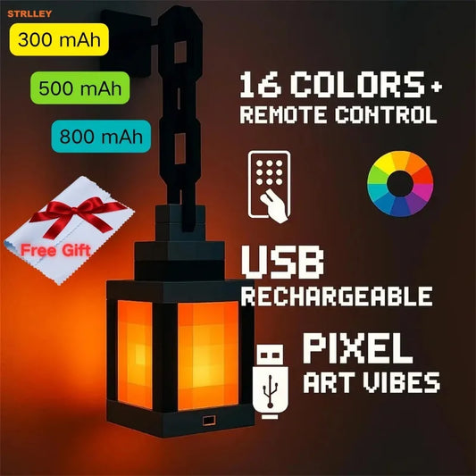 Pixel Lantern Portable Night Light