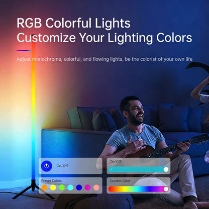 120cm RGB Corner Floor Lamp