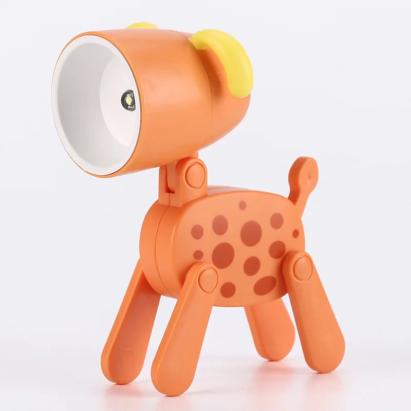 Folding Dog and Deer Mini Desk Lamp