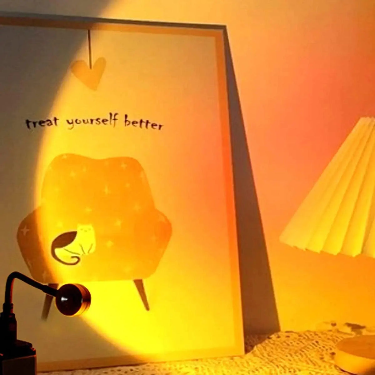 Sunset Yellow Ambiance Light