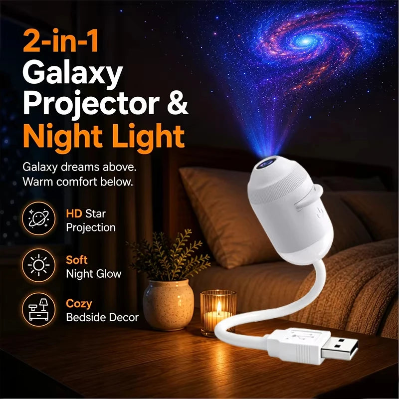USB Car Starry Sky Projector