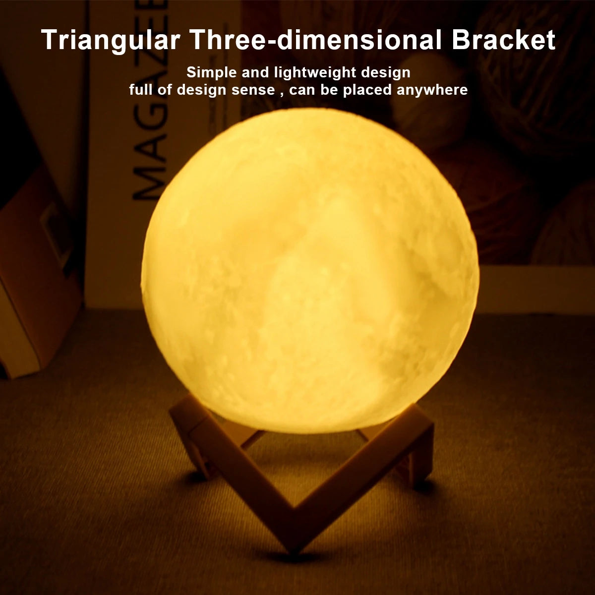 Battery Moon Lamp Night Light