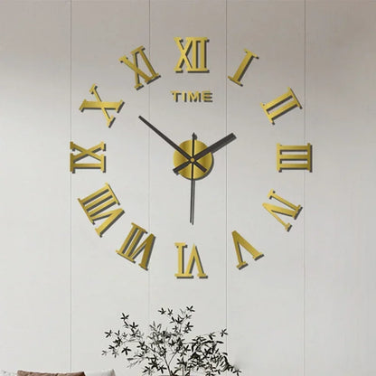 Large 3D DIY Wall Sticker Clock
