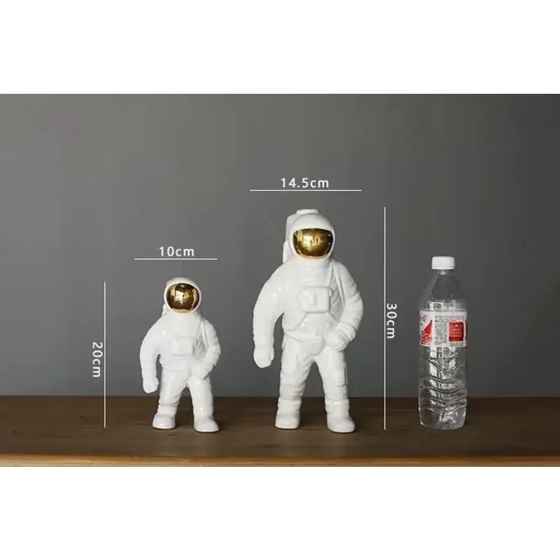 Ceramic Astronaut Sculpture 30cm