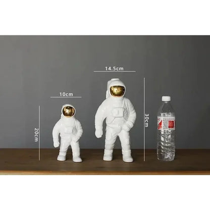 Ceramic Astronaut Sculpture 30cm