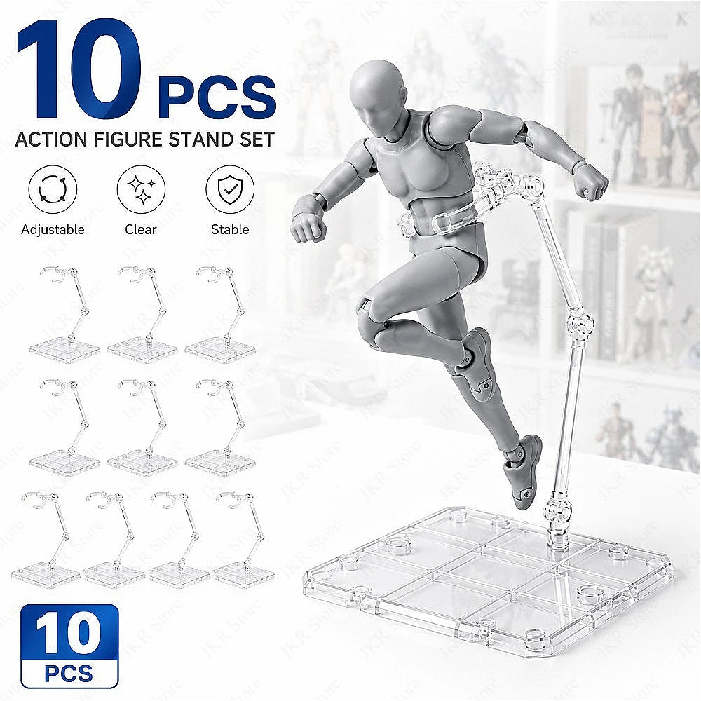 Clear Acrylic Action Figure Stand
