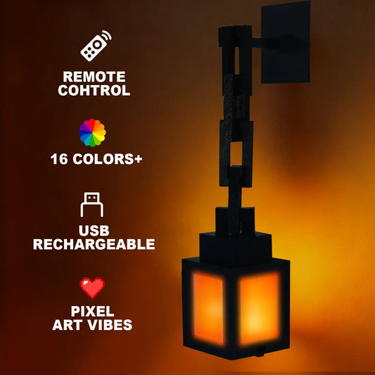 Pixel Lantern 16-Color RGB Night Light