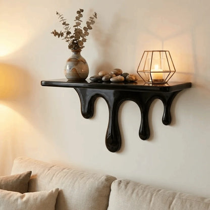 Melting Drip Floating Wall Shelf