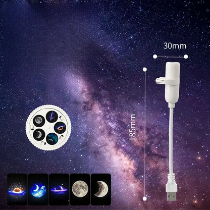 Rotating Moon and Stars Projector