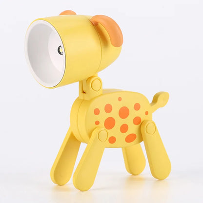 Folding Dog and Deer Mini Desk Lamp