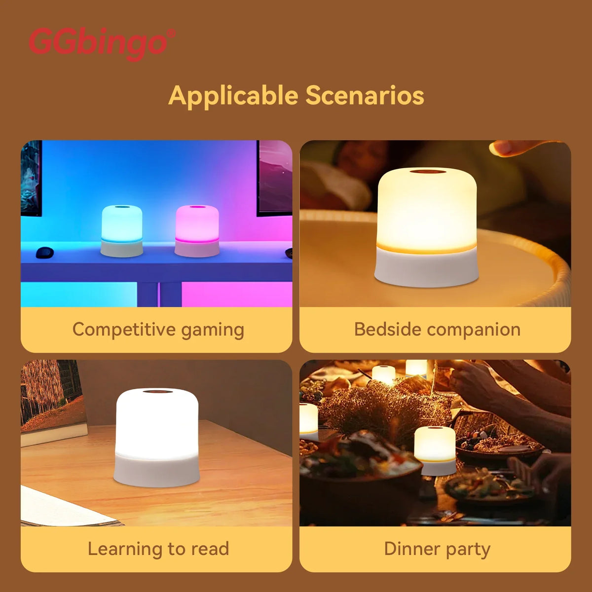 Touch Night Light with Remote