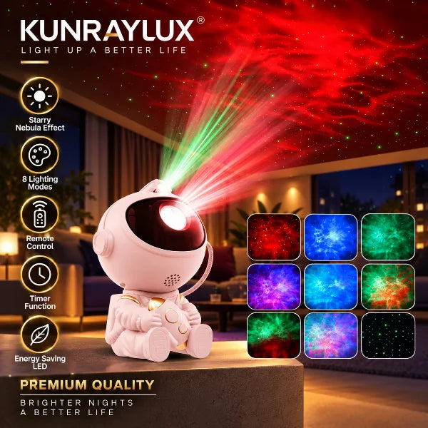 Astronaut Galaxy Star Projector