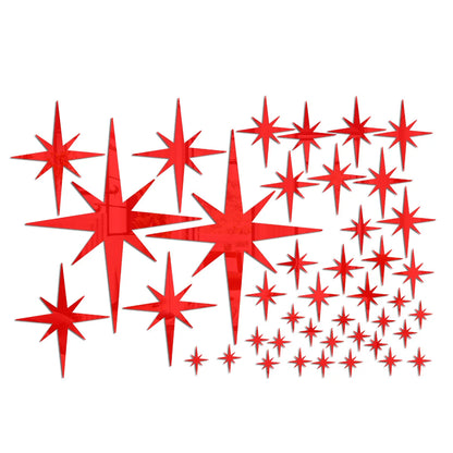 Acrylic Star Mirror Wall Stickers