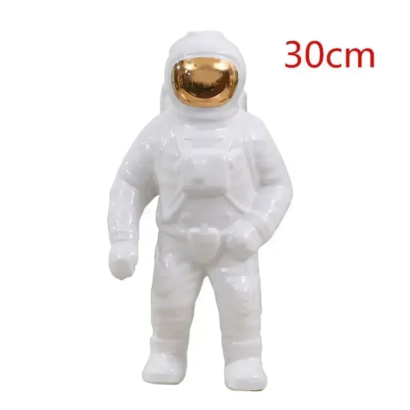 Ceramic Astronaut Sculpture 30cm