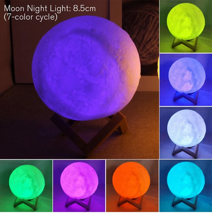 Battery Moon Lamp Night Light