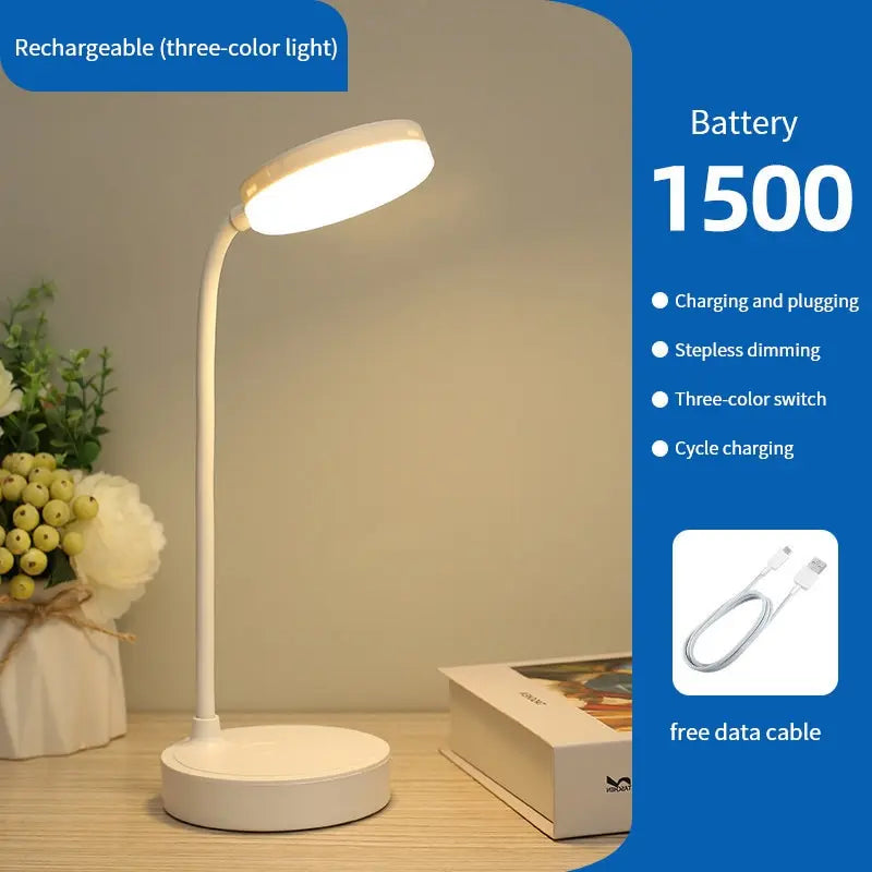 Dimmable LED Desk Lamp with USB