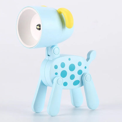 Folding Dog and Deer Mini Desk Lamp