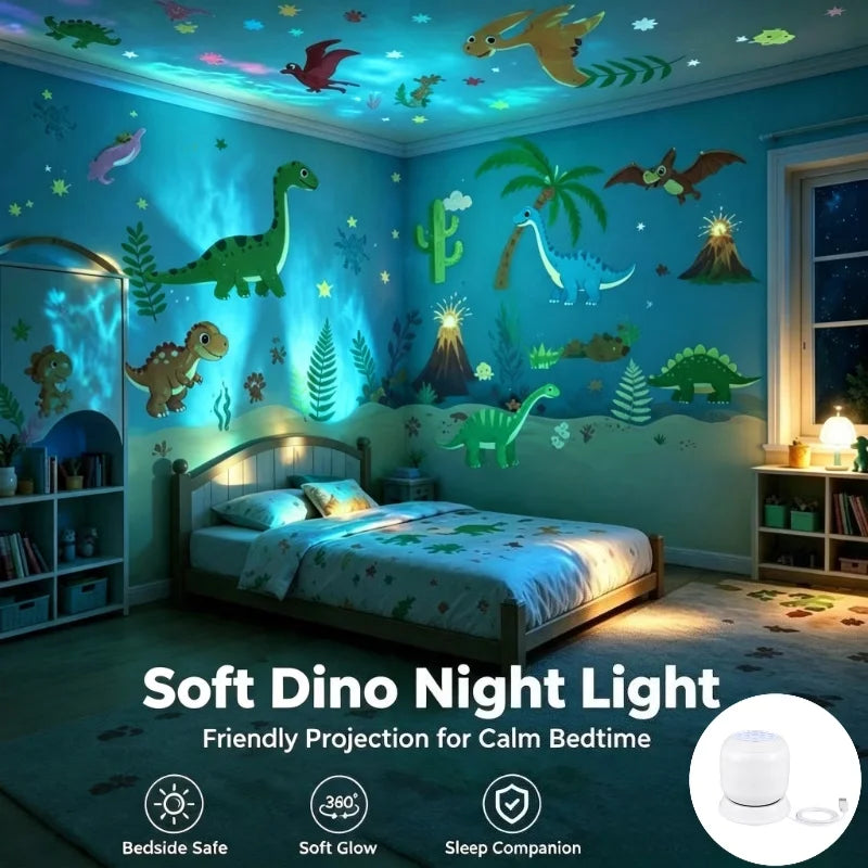 Dinosaur Forest Rotating Projection Light