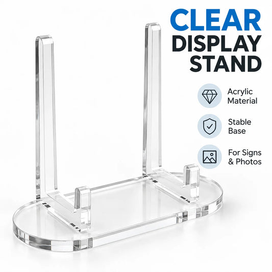 Clear Acrylic Display Easel