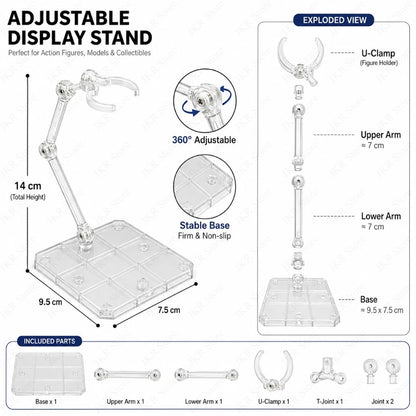 Clear Acrylic Action Figure Stand