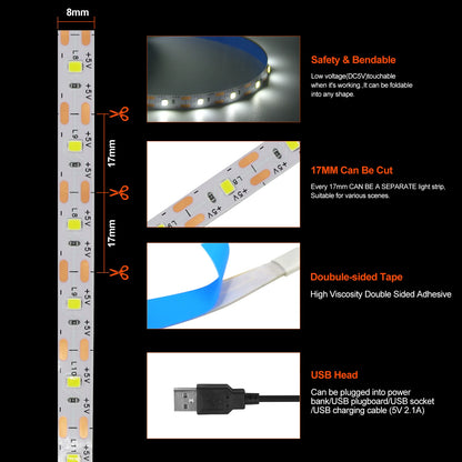 USB LED Tape Light Single Color